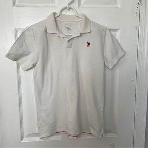 Crewcuts boys polo, white, size 14